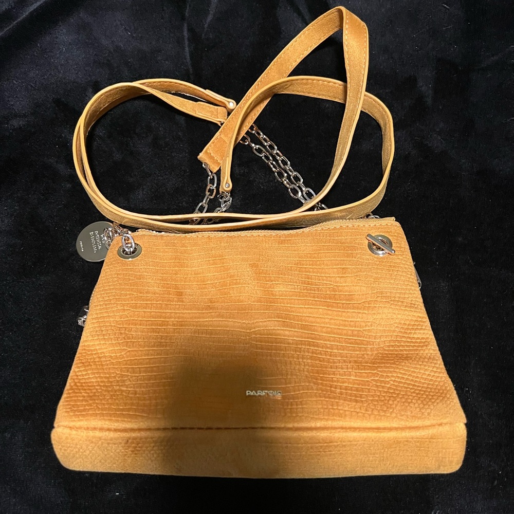 Parfois microfiber faux suede bag